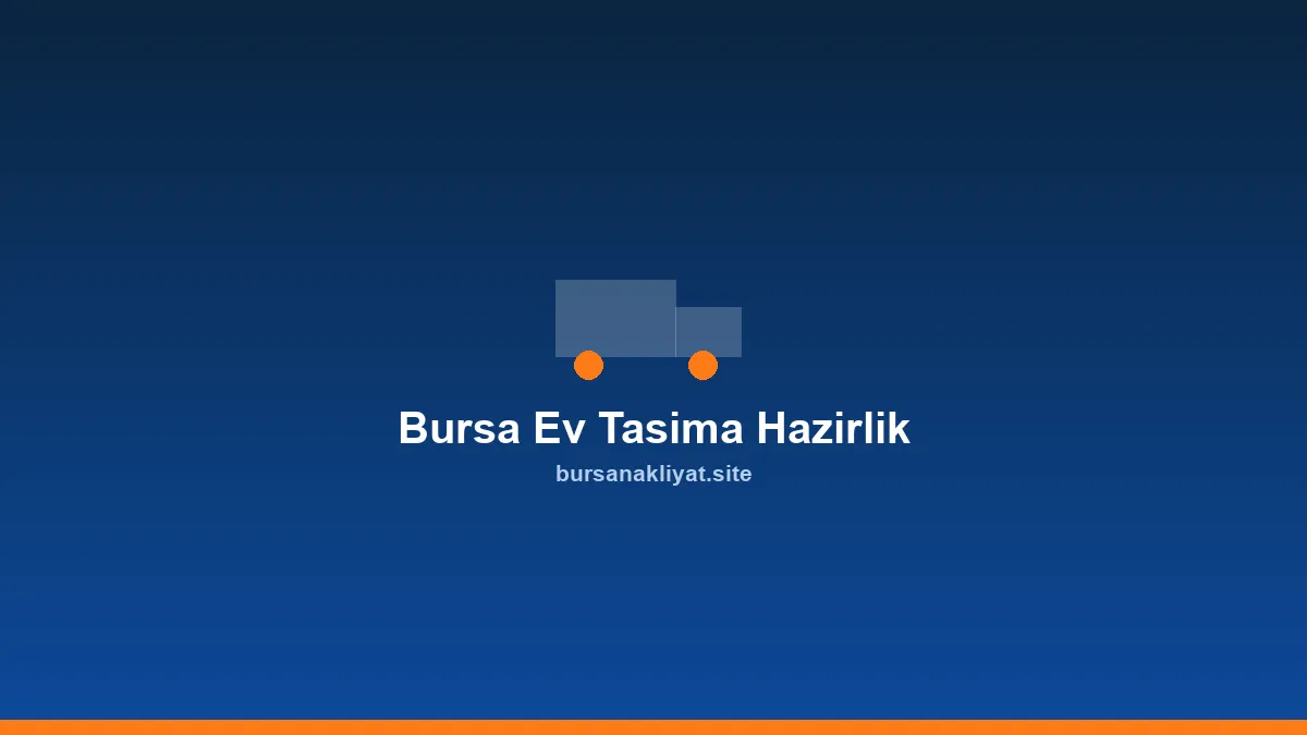 Bursa'da ev taşımadan önce hazırlık yapan aile