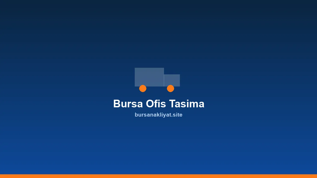 Bursa ofis taşıma için paketlenmiş büro mobilyaları ve kolileri