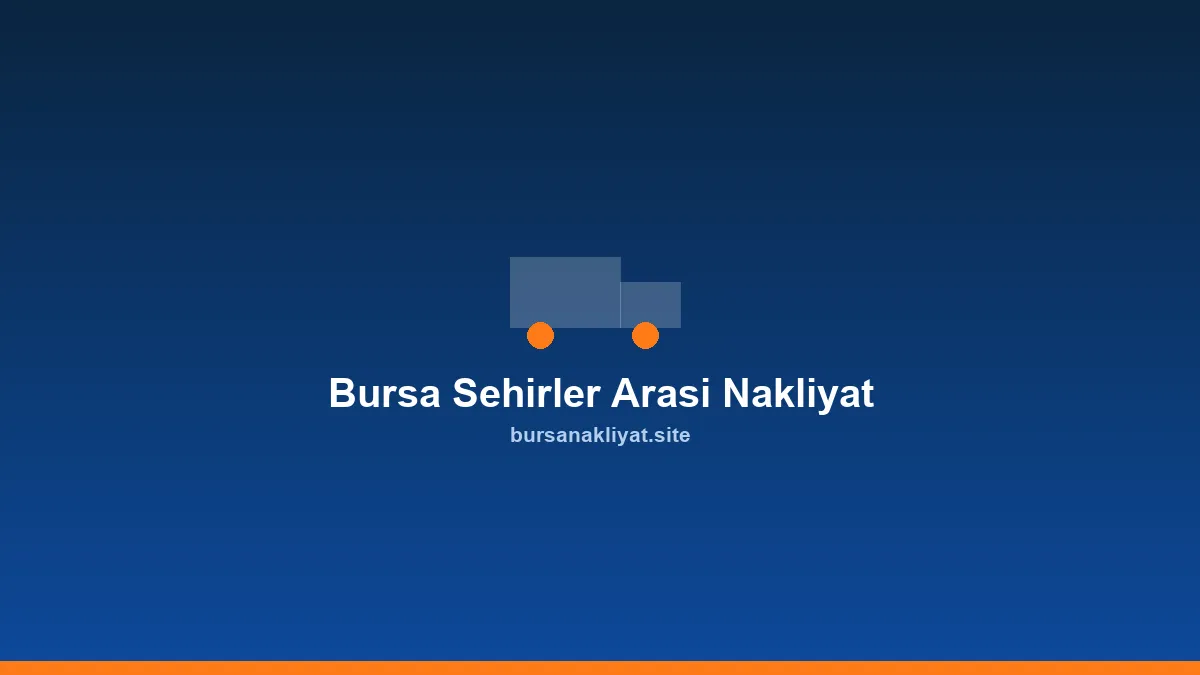 Bursa şehirler arası nakliyat kamyonu uzun yolda