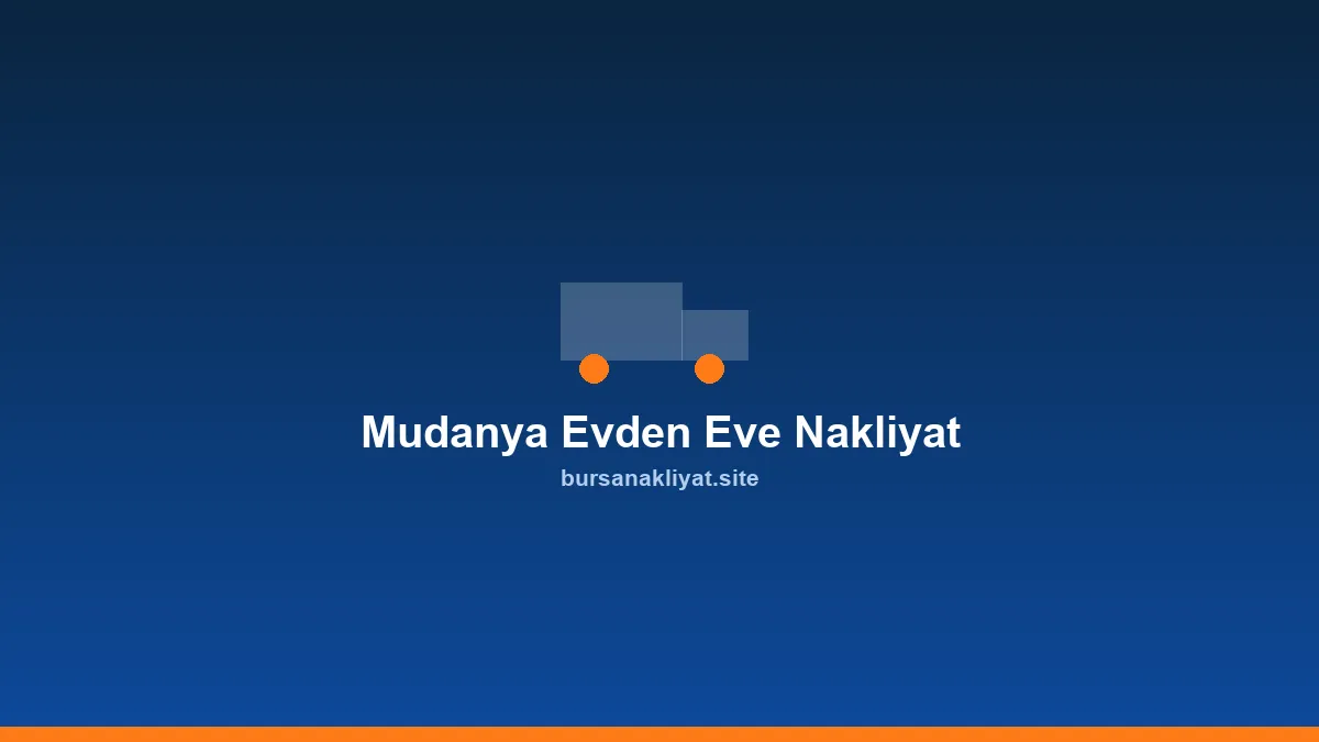 Mudanya evden eve nakliyat deniz kıyısında