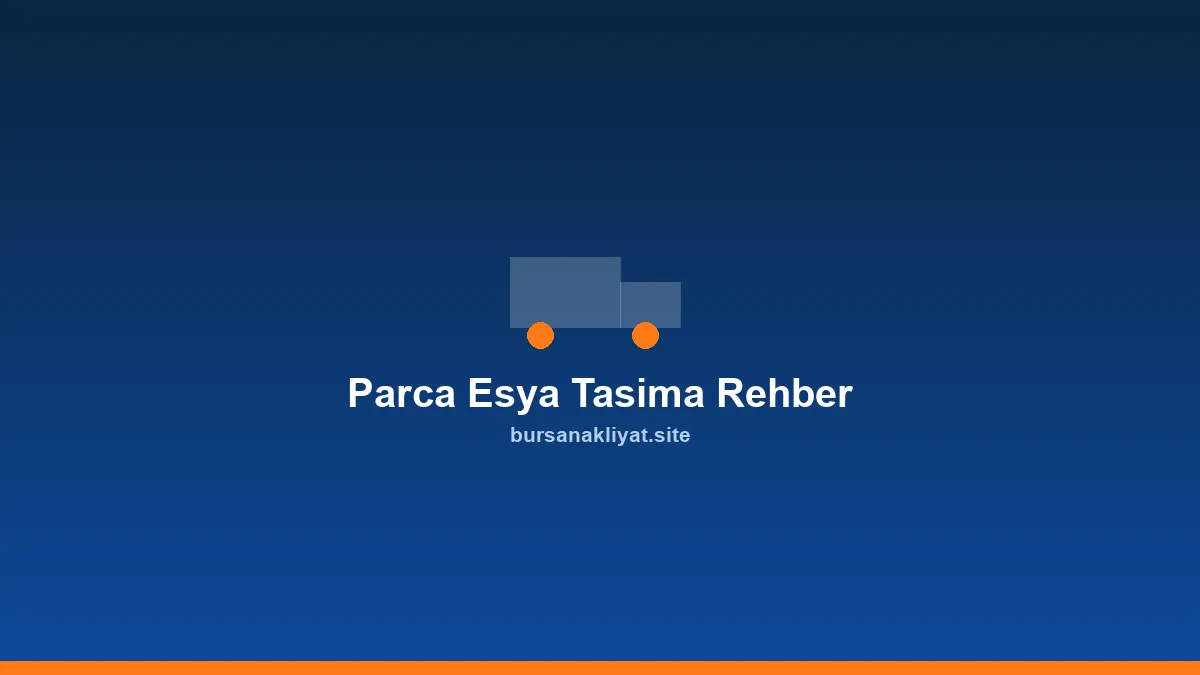 Parça eşya taşıma için paketlenmiş tek mobilya